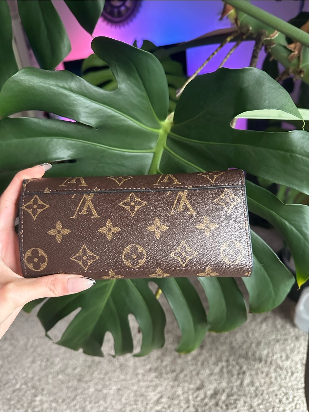 Designer Inspired Monogram Wallet - Picture 2 of 6
